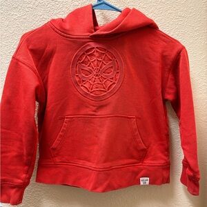 GAP Kids Red Hoodie with Spider Design